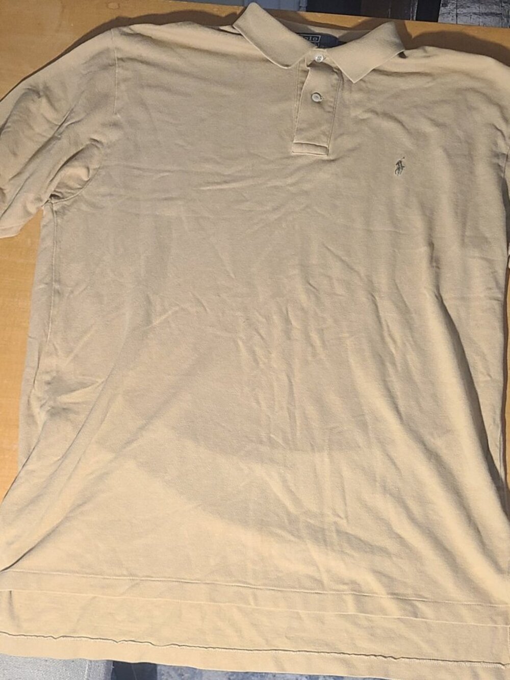 Polo Ralph Lauren Tan Polo Shirt Men's L Classic Fit